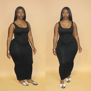 Essential Maxi Dress(Black)